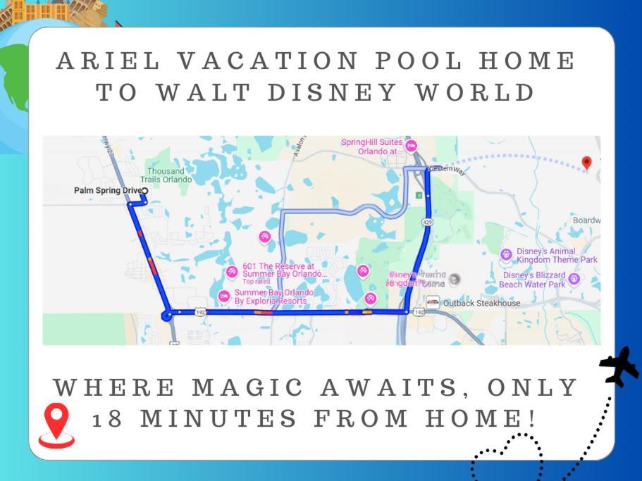 Ariel Private Pool Home Wspa オーランド エクステリア 写真