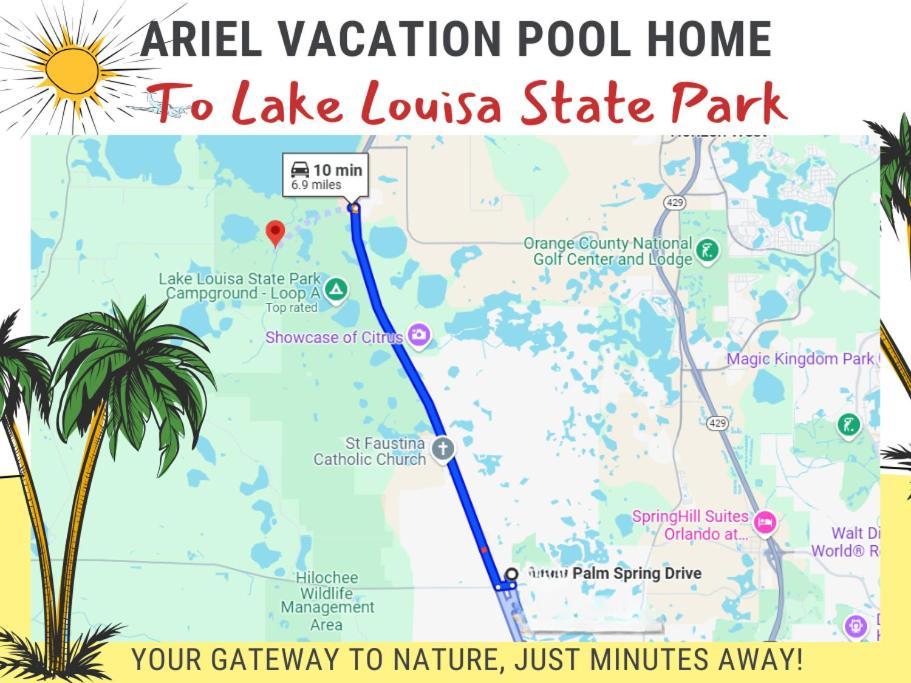Ariel Private Pool Home Wspa オーランド エクステリア 写真